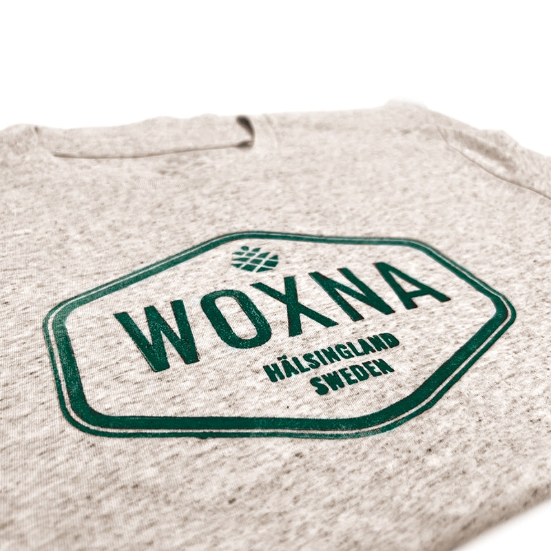 Woxna håndstemplet logo-t-skjorte