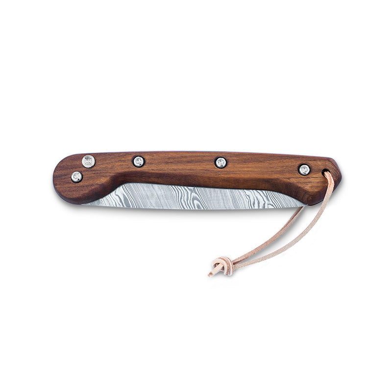 Söderfors Foldable Saw 180 mm - Walnut & Damascus Steel