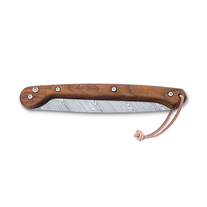 Söderfors Foldable Saw 250 mm - Walnut & Damascus Steel