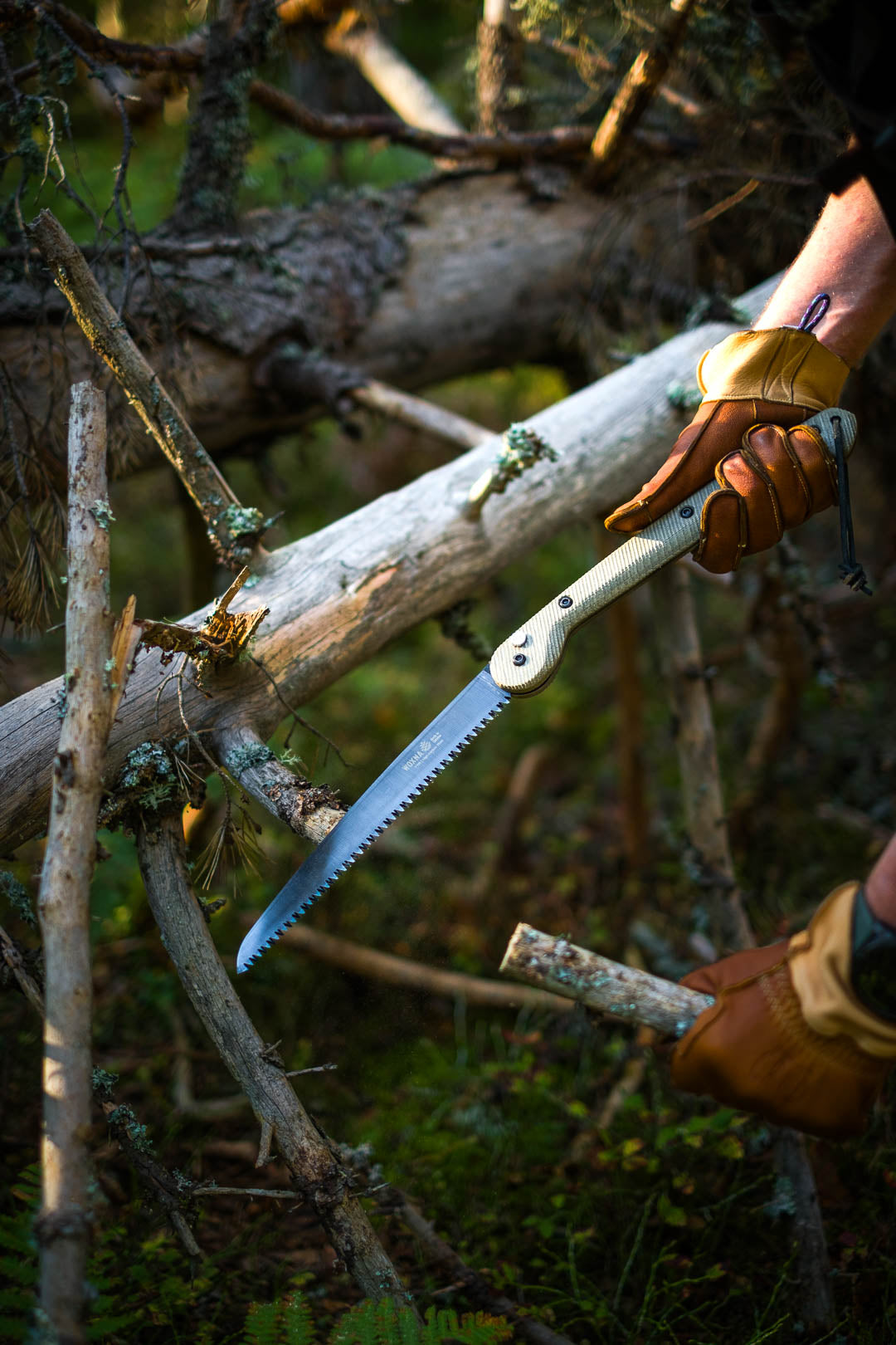 Limited Edition: Arbrå Foldable Saw - Canvas Micarta & High Carbon Steel
